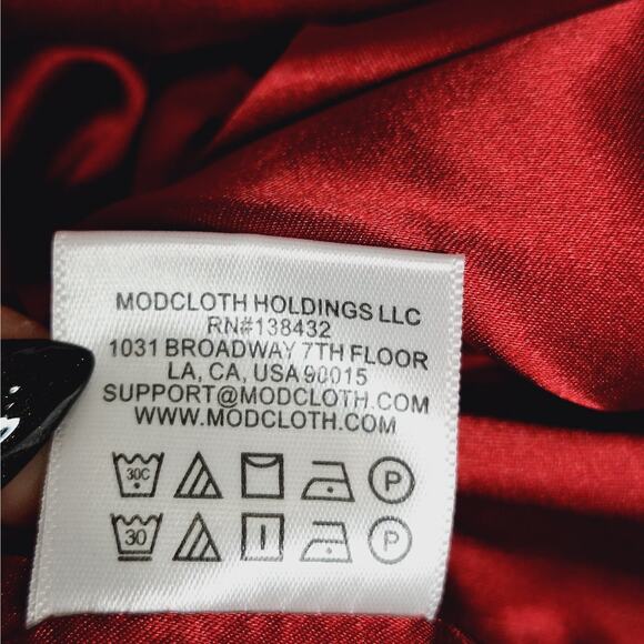 Modcloth Velvet Blazer Jacket XL Wine Whimsygoth Fairy Vampire Academia Goth - Picture 7 of 12